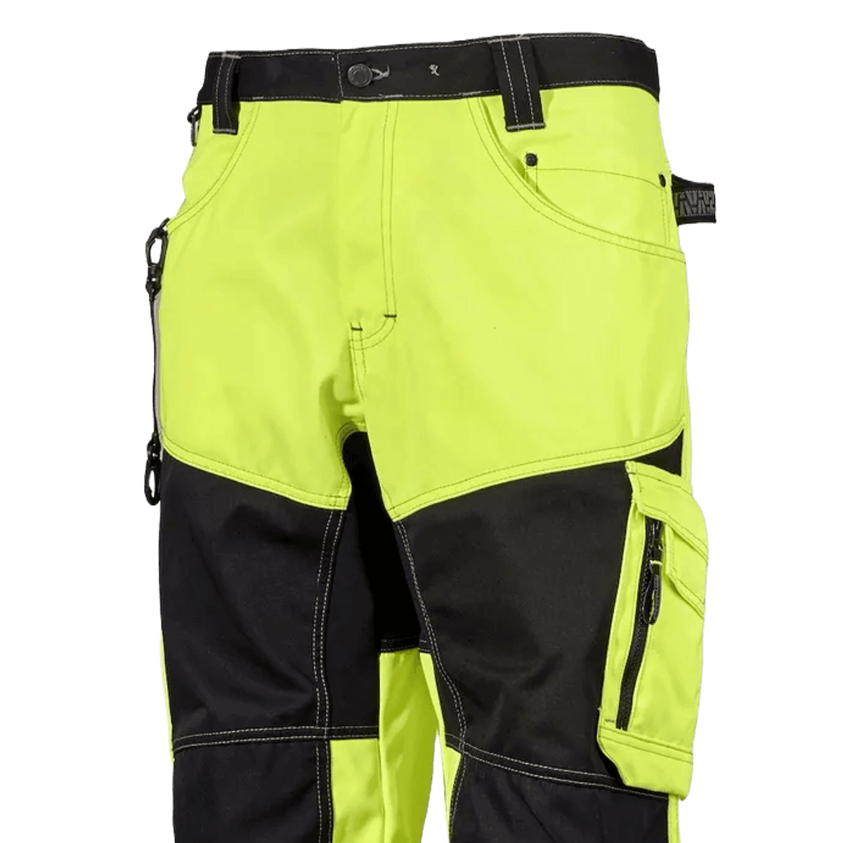 Bukse i Stretch MLårlomme kl2 Gulsort (46)