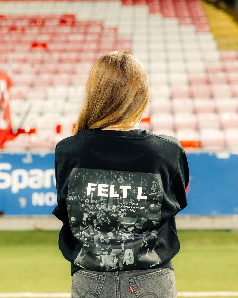 Hettegenser Felt L Stor